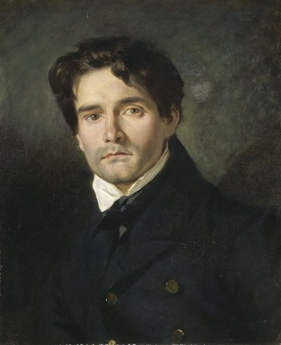 Portrait of Léon Riesener by Ferdinand Victor Eugene Delacroix